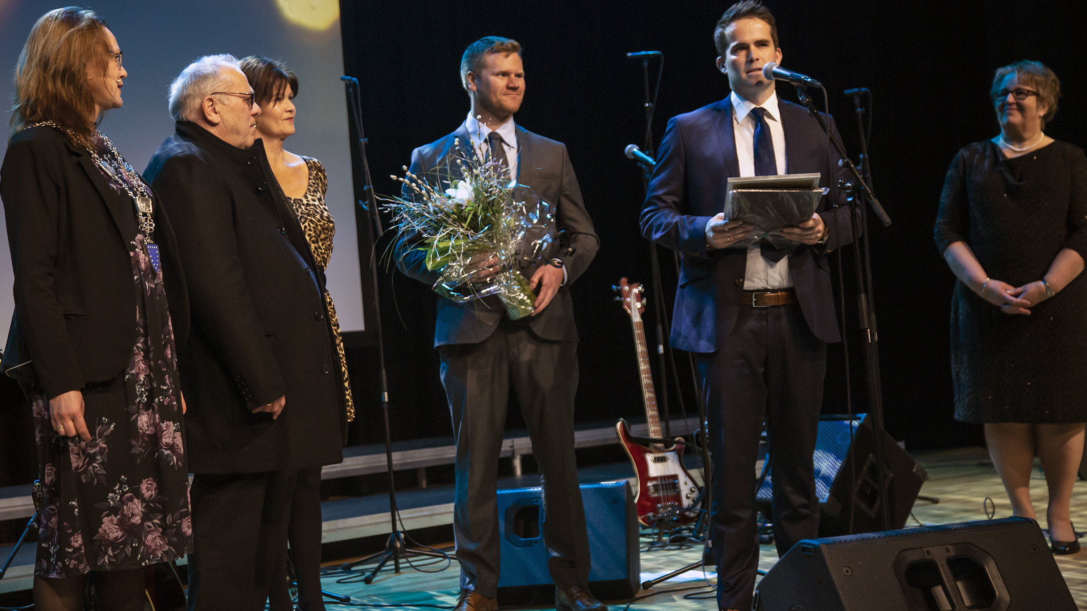 Morten Svela og Gymo mottar prisen for årets bedrift 2019