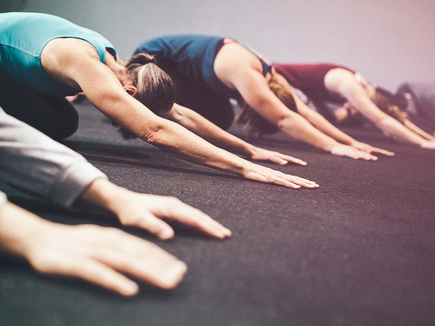 Mennesker som trener, raft